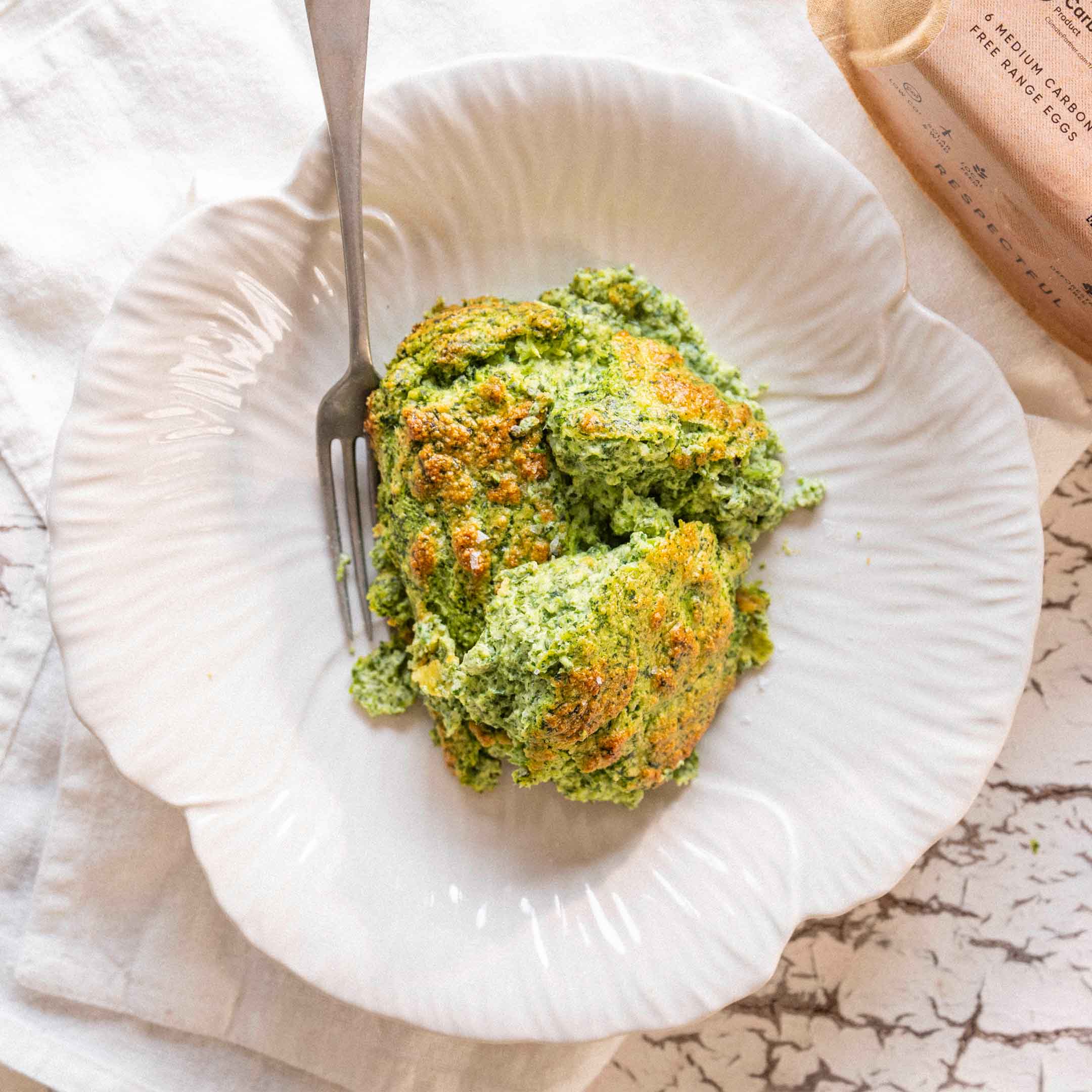 Watercress soufflé
