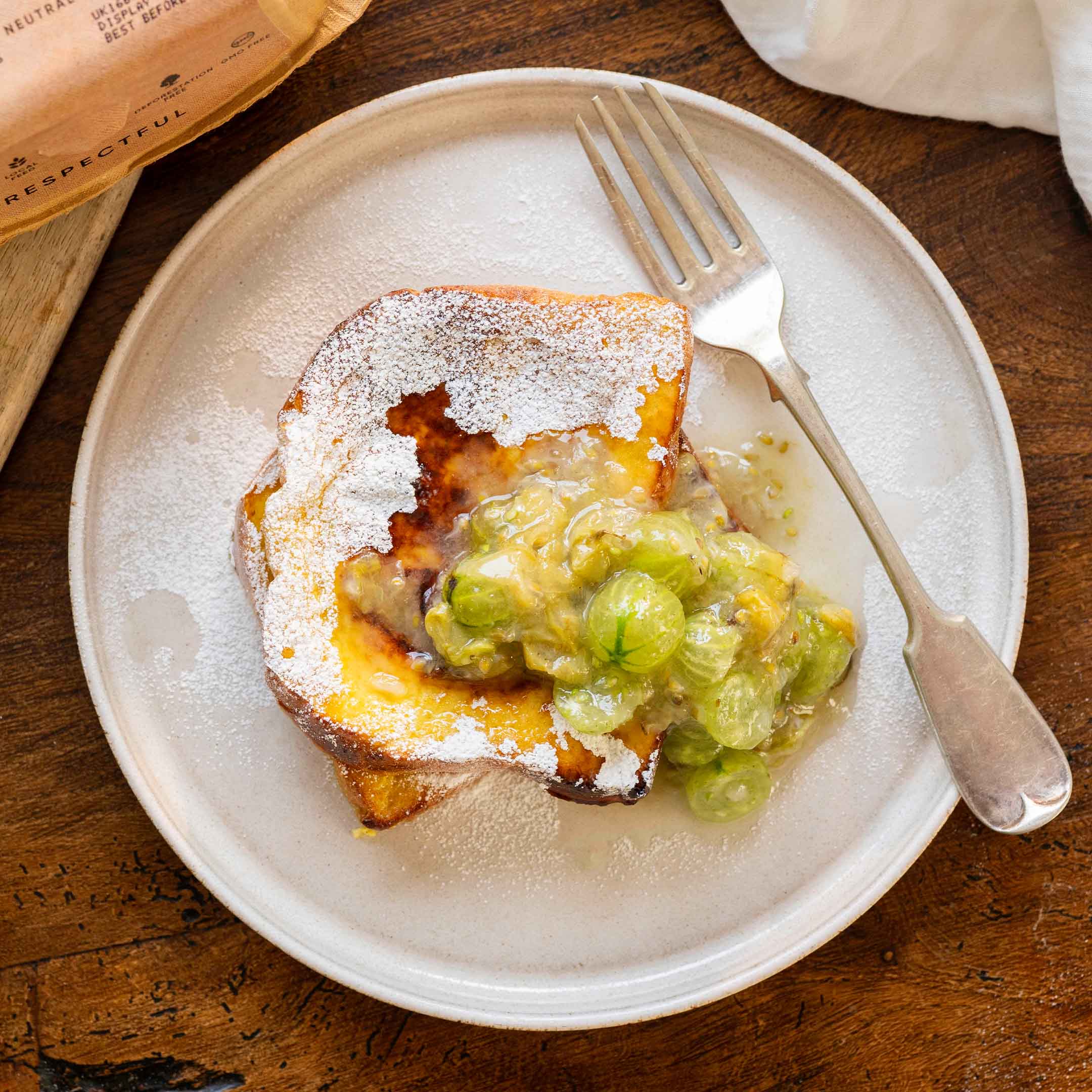 Gooseberry french toast