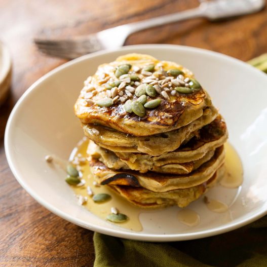 Seeded banana and buckwheat drop scones