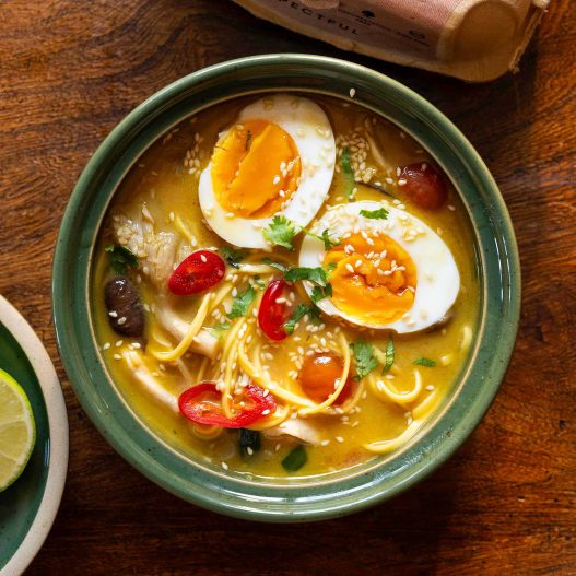 Summer miso ramen